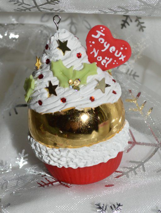 le cupcake de noël