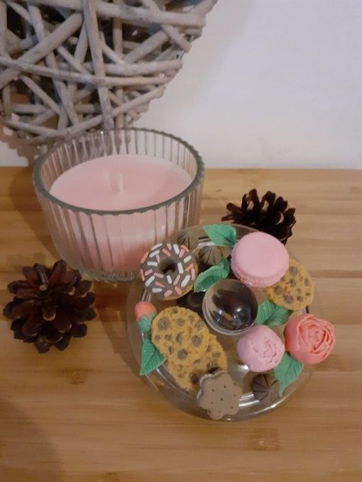 bougie parfumée - gourmandises chocolatées
